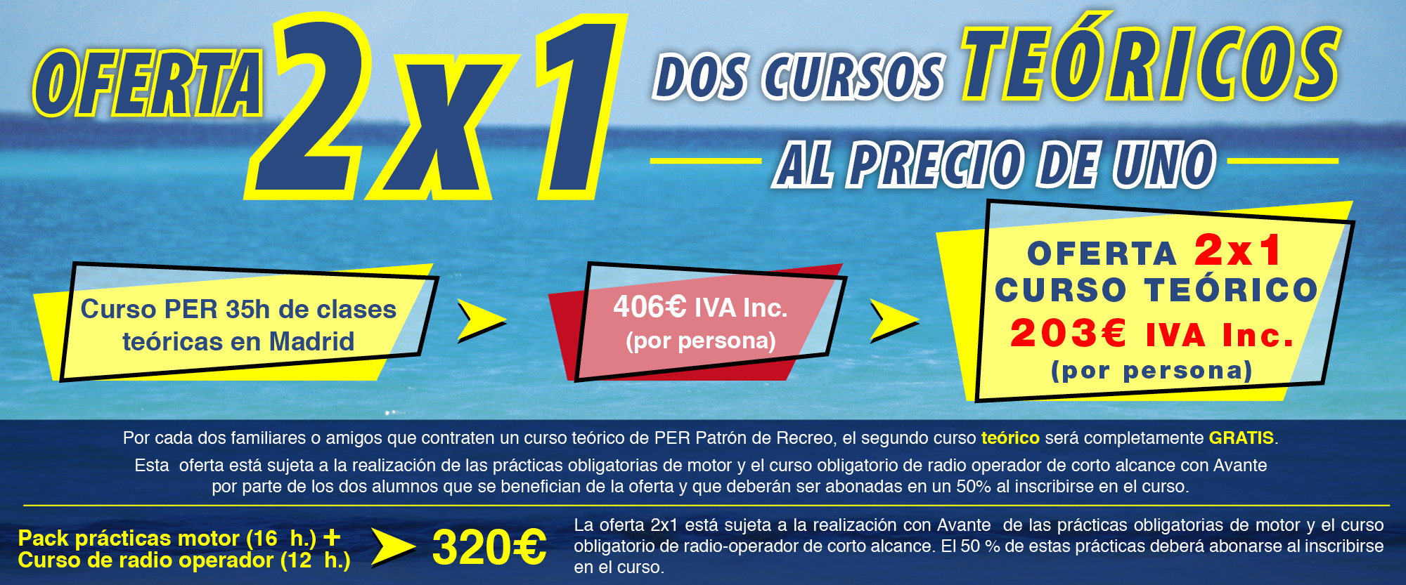 Oferta 2x1 curso presencial PER