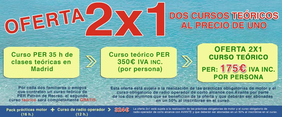 Oferta 2x1 curso presencial PER