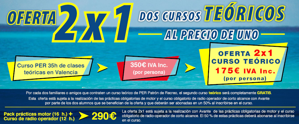 Oferta 2x1 curso presencial PER