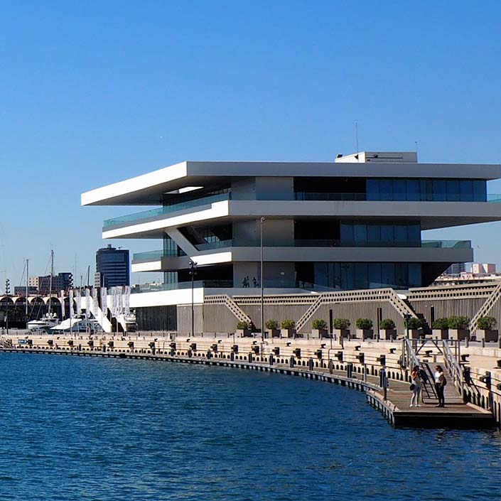 Marina Real de Valencia, infraestructuras copa América