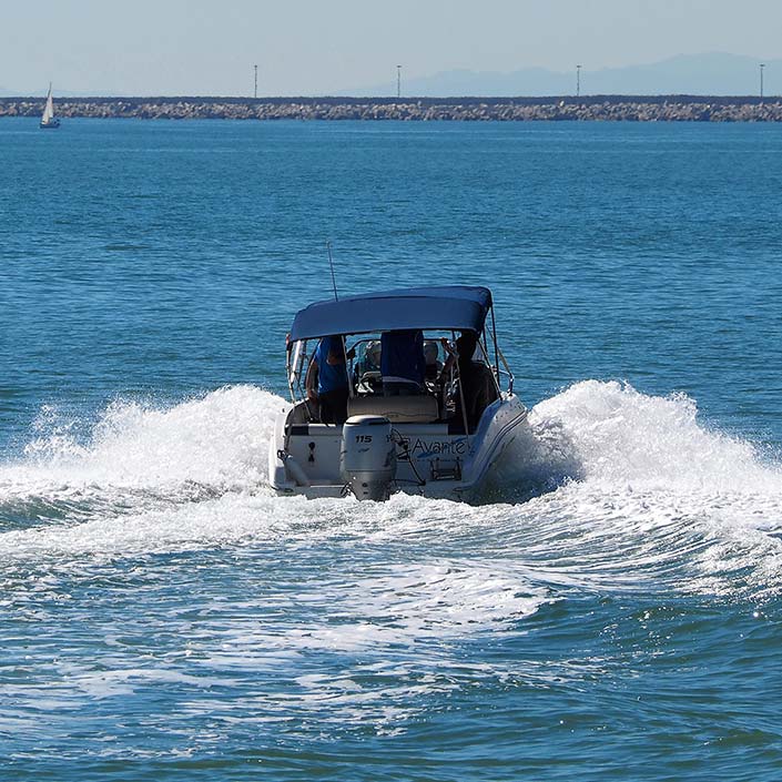 Barco Avante segundo. Prácticas PER
