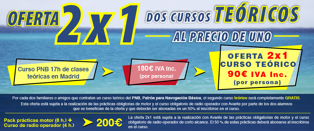 Oferta 2x1 curso presencial PNB
