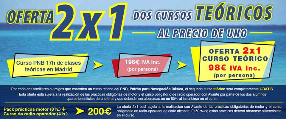 Oferta 2x1 curso presencial PNB